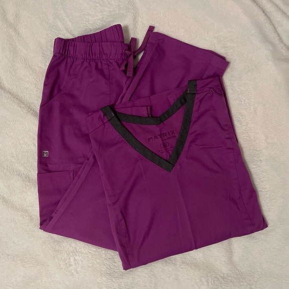 Maevn Other - Matrix Women's Purple Scrub Set